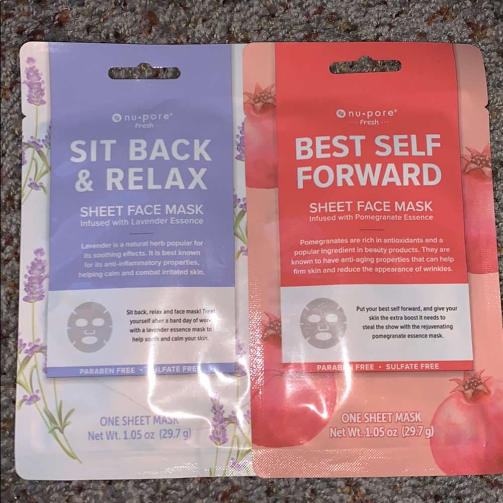 Pack of 2 sheet mask